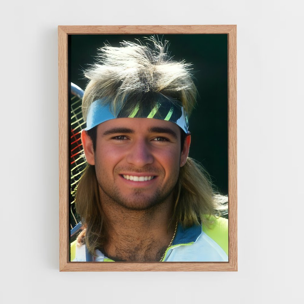 Poster Agassi Legend – affiche Tennis (vue 4)